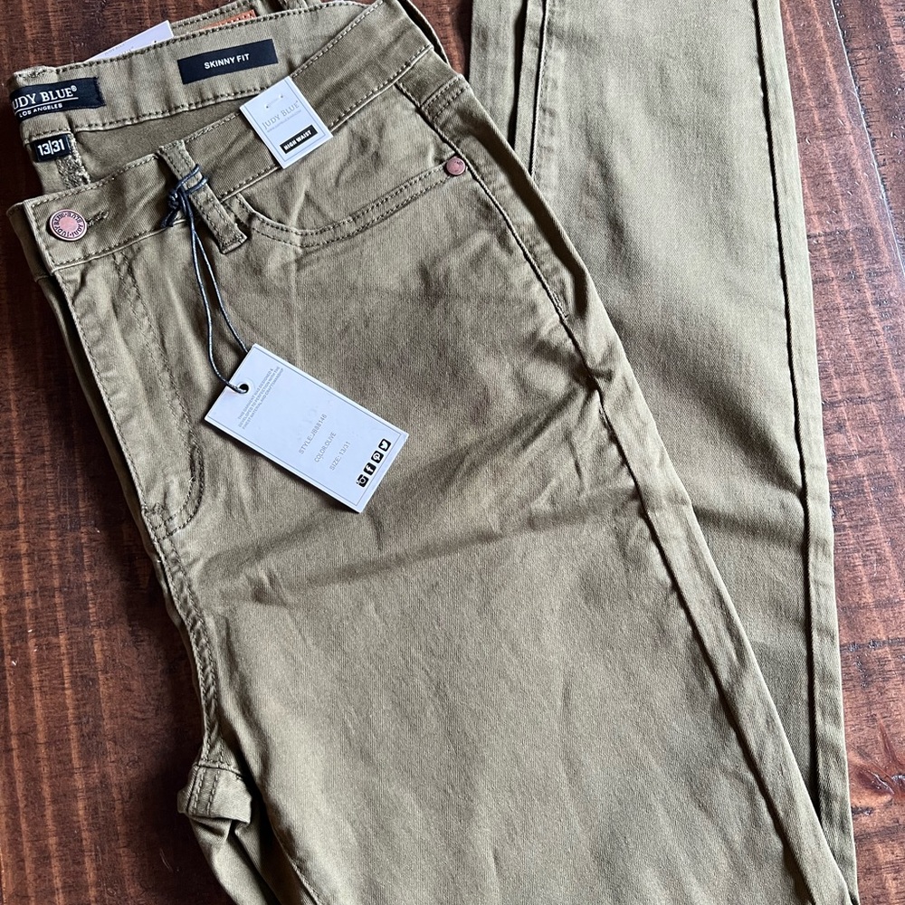 Judy Blue Olive Skinny Jeans
